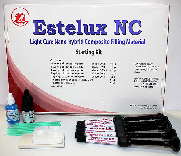 Estelux NC - nano-hybrid light-cure composite filling material