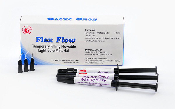 Flex Flow - light-cure flowable material for temporary filling